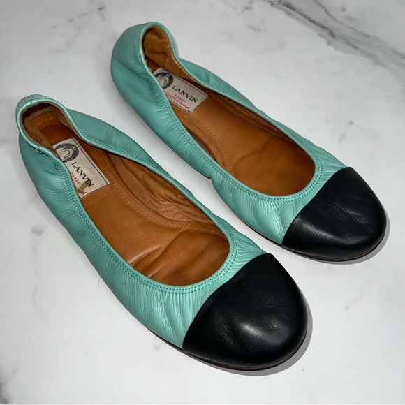 Lanvin Shoes - Lanvin leather ballet flats Size 10